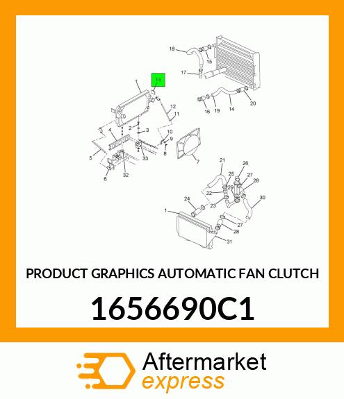 PRODUCT GRAPHICS AUTOMATIC FAN CLUTCH 1656690C1