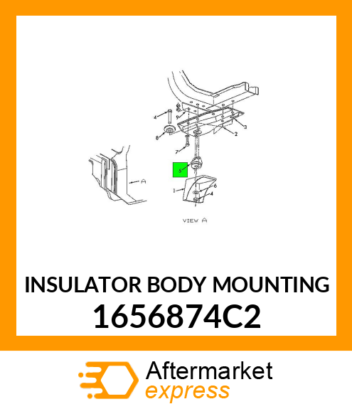 INSULATOR BODY MOUNTING 1656874C2