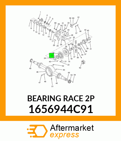 BEARING ASSY ROLLER 1656944C91