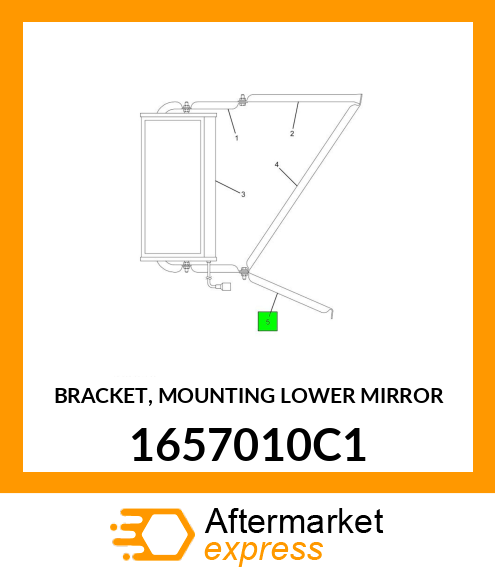 BRACKET, MOUNTING LOWER MIRROR 1657010C1