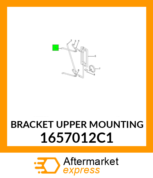 BRACKET UPPER MOUNTING 1657012C1