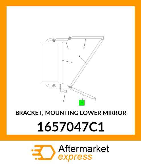 BRACKET, MOUNTING LOWER MIRROR 1657047C1