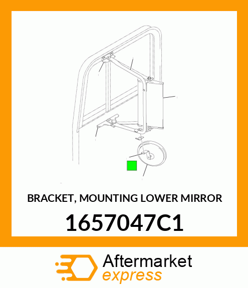 BRACKET, MOUNTING LOWER MIRROR 1657047C1