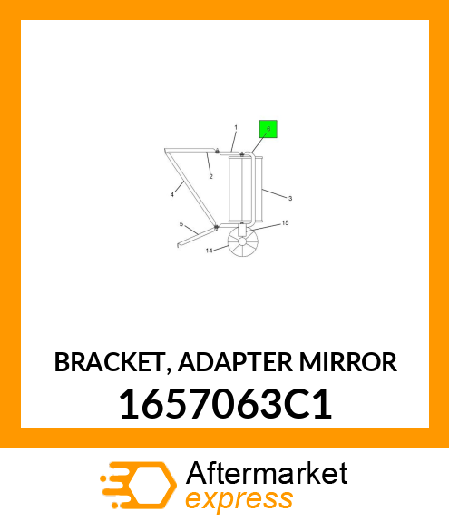 BRACKET, ADAPTER MIRROR 1657063C1
