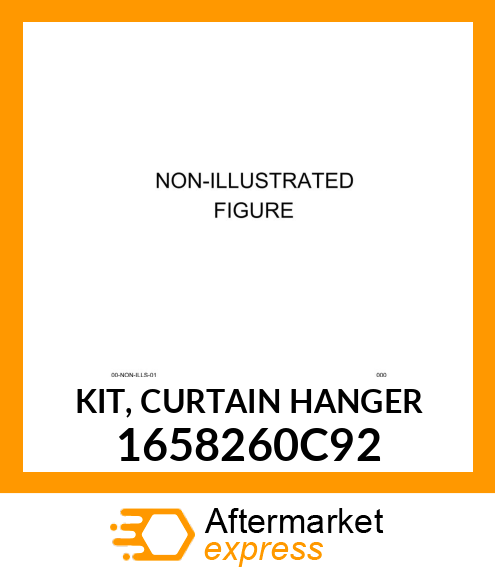 KIT, CURTAIN HANGER 1658260C92