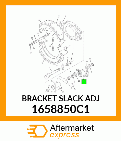 BRACKET SLACK ADJ 1658850C1