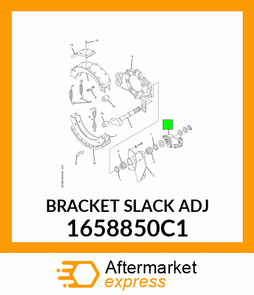 BRACKET SLACK ADJ 1658850C1