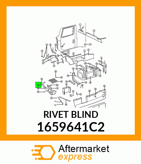 RIVET BLIND 1659641C2