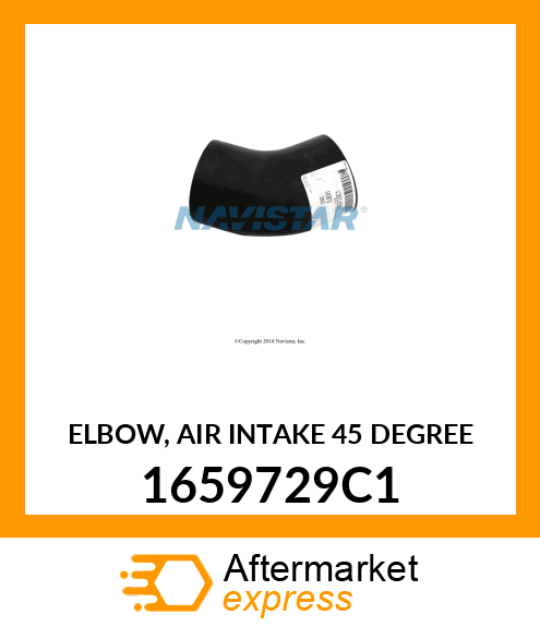 ELBOW, AIR INTAKE 45 DEGREE 1659729C1