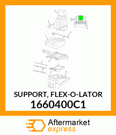 SUPPORT, FLEX-O-LATOR 1660400C1