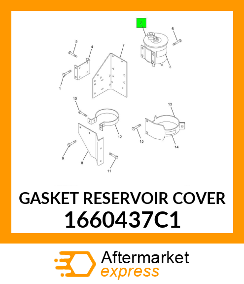 GASKET RESERVOIR COVER 1660437C1