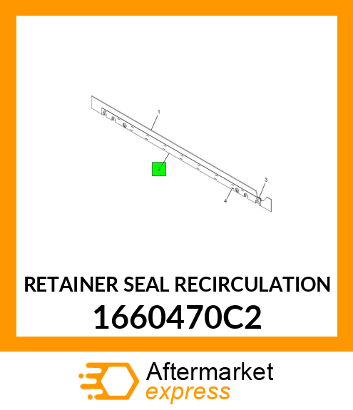 RETAINER SEAL RECIRCULATION 1660470C2