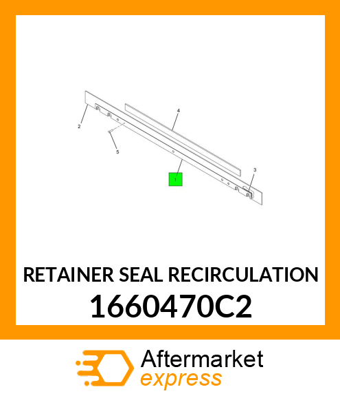 RETAINER SEAL RECIRCULATION 1660470C2