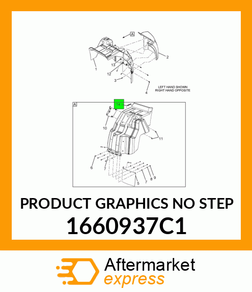 PRODUCT GRAPHICS NO STEP 1660937C1