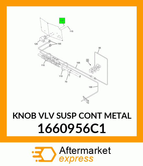 KNOB VLV SUSP CONT METAL 1660956C1