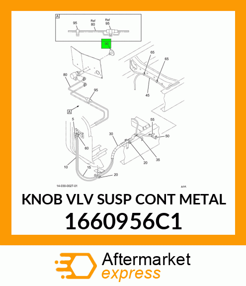 KNOB VLV SUSP CONT METAL 1660956C1