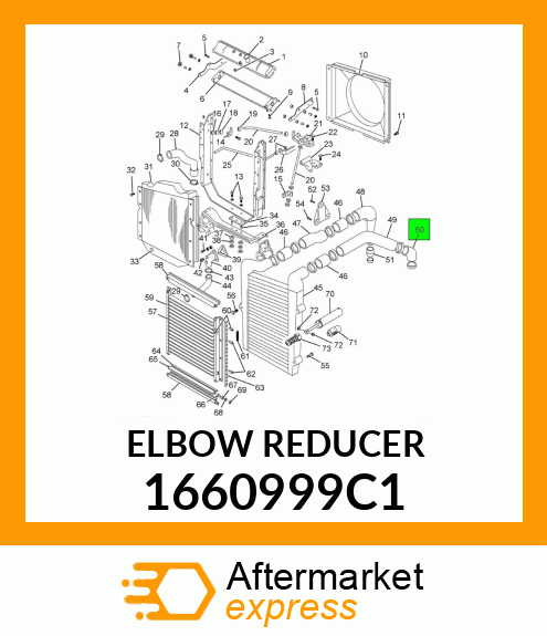 ELBOW REDUCER 1660999C1
