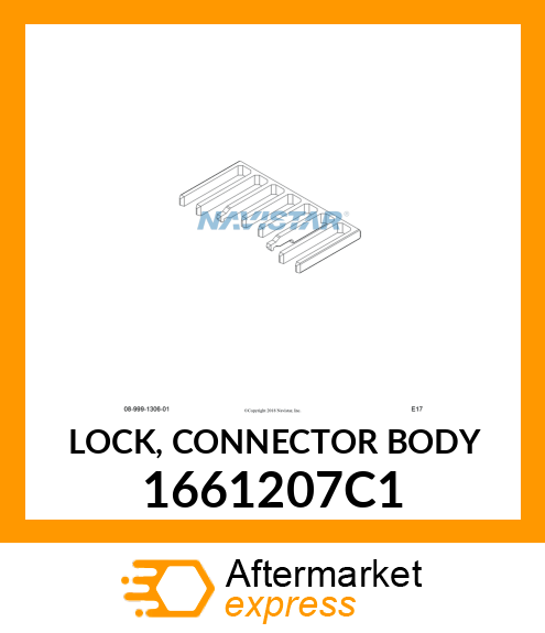 LOCK, CONNECTOR BODY 1661207C1