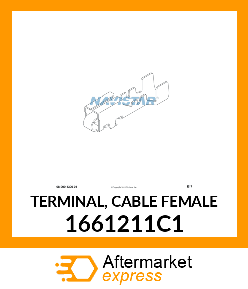 TERMINAL, CABLE FEMALE 1661211C1