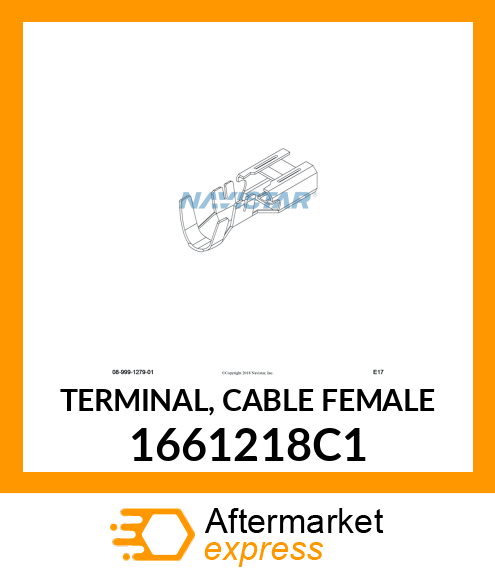 TERMINAL, CABLE FEMALE 1661218C1
