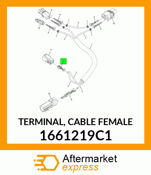 TERMINAL, CABLE FEMALE 1661219C1