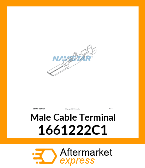 Male Cable Terminal 1661222C1