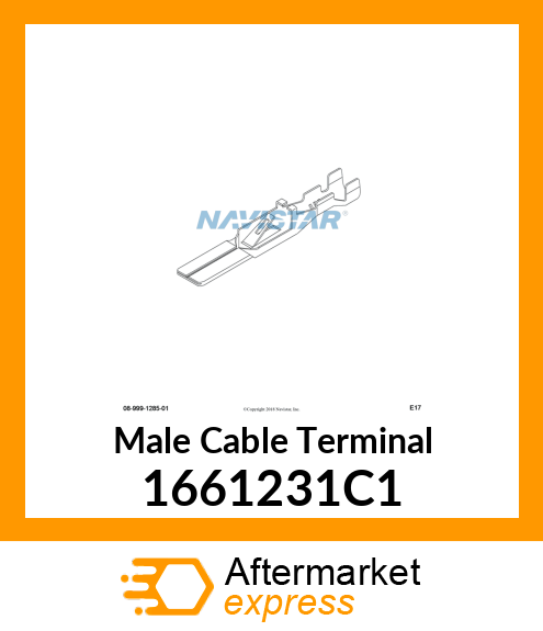 Male Cable Terminal 1661231C1