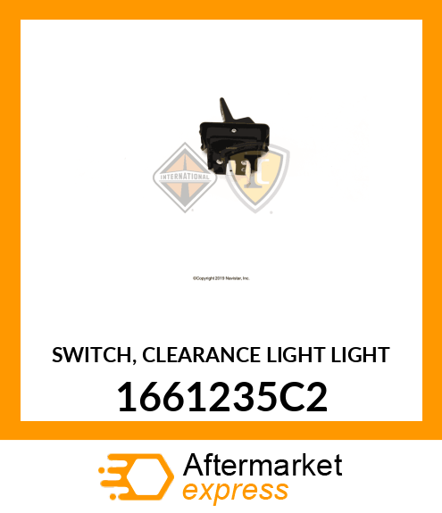 SWITCH, CLEARANCE LIGHT LIGHT 1661235C2