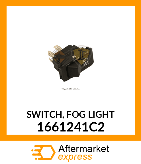 SWITCH, FOG LIGHT 1661241C2