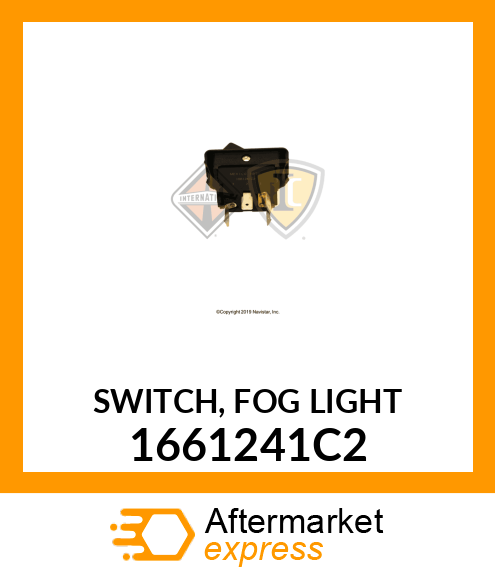 SWITCH, FOG LIGHT 1661241C2