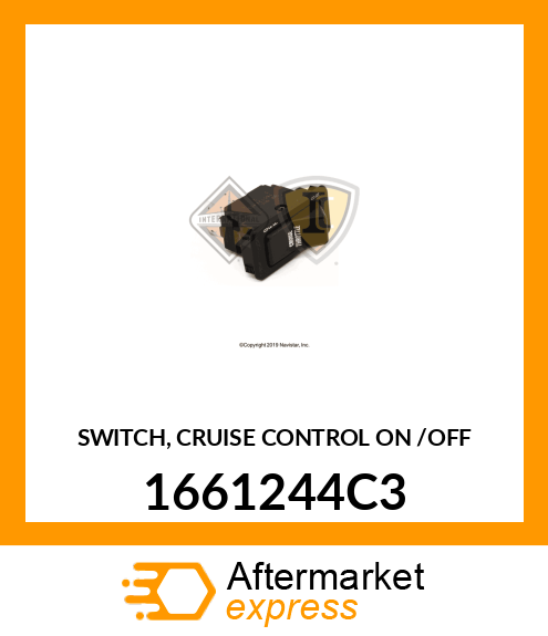 SWITCH, CRUISE CONTROL ON /OFF 1661244C3