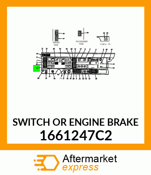 SWITCH SELECTOR ENGINE BRAKE 1661247C2