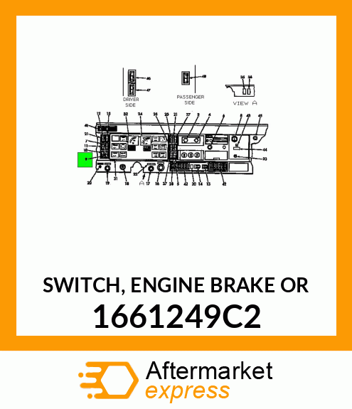 SWITCH, ENGINE BRAKE SELECTOR 1661249C2