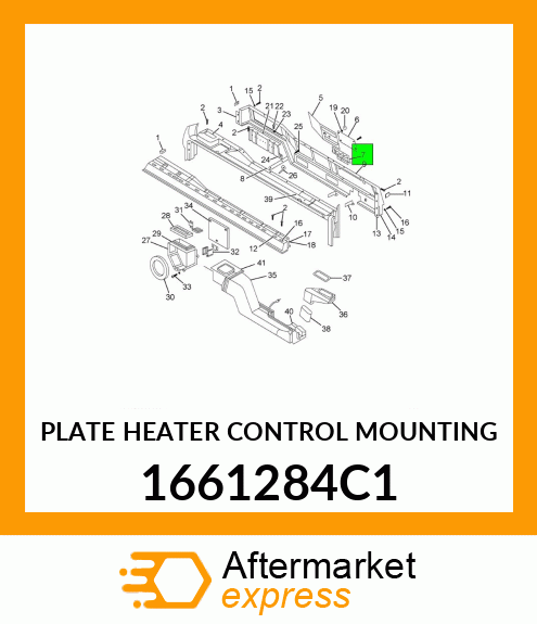 PLATE HEATER CONTROL MOUNTING 1661284C1