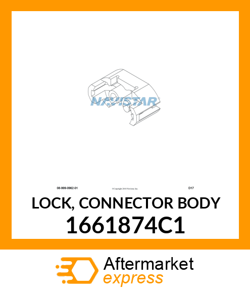 LOCK, CONNECTOR BODY 1661874C1