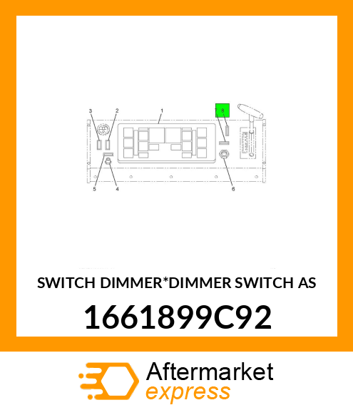 SWITCH DIMMER*DIMMER SWITCH AS 1661899C92