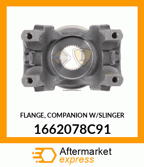 FLANGE, COMPANION W/SLINGER 1662078C91