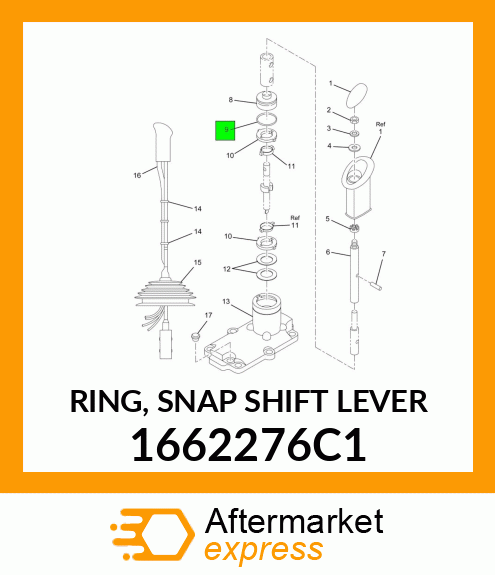 RING, SNAP SHIFT LEVER 1662276C1