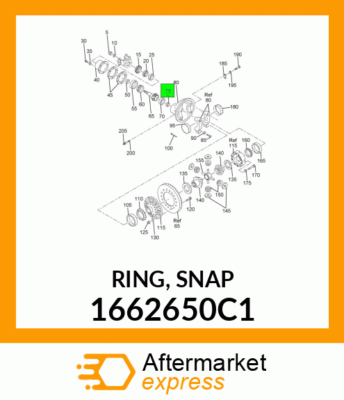 RING, SNAP 1662650C1