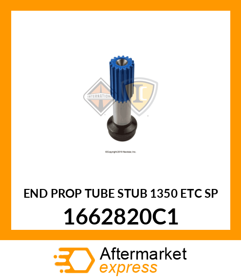 END PROP TUBE STUB 1350 ETC SP 1662820C1
