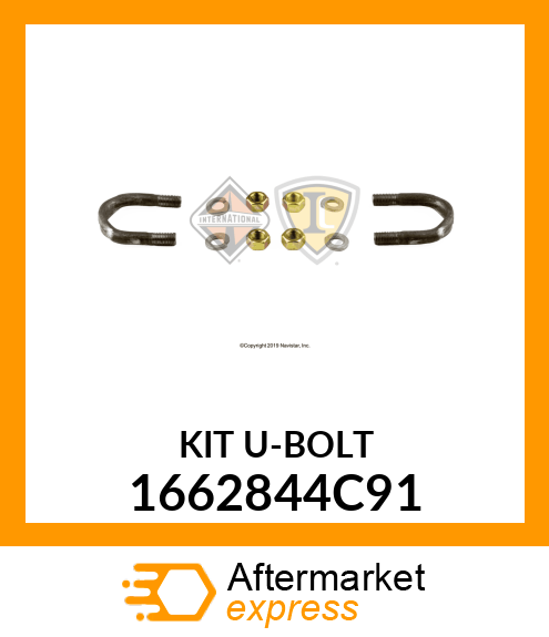 KIT U-BOLT 1662844C91