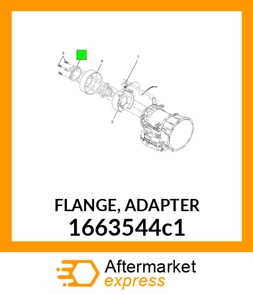 FLANGE, ADAPTER 1663544c1