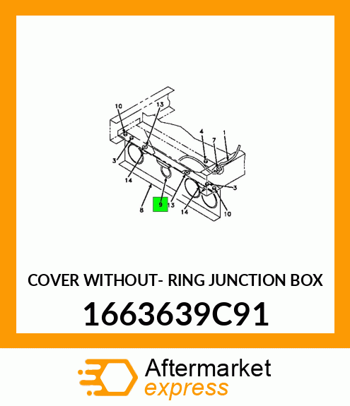 COVER WITHOUT- RING JUNCTION BOX 1663639C91