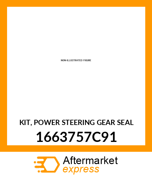 KIT, POWER STEERING GEAR SEAL 1663757C91