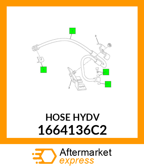 HOSE HYDV 1664136C2