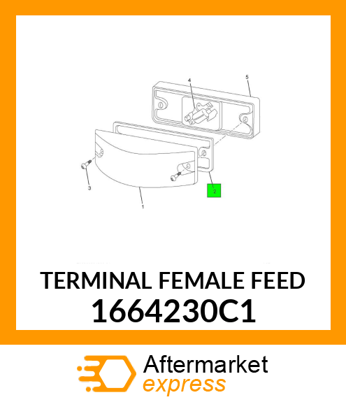 TERMINAL FEMALE FEED 1664230C1