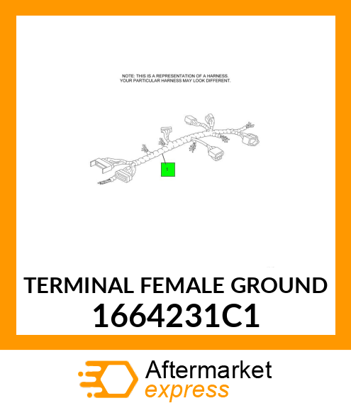 TERMINAL FEMALE GROUND 1664231C1