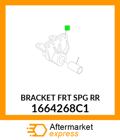 BRACKET FRT SPG RR 1664268C1