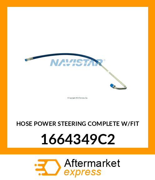 HOSE POWER STEERING COMPLETE W/FIT 1664349C2