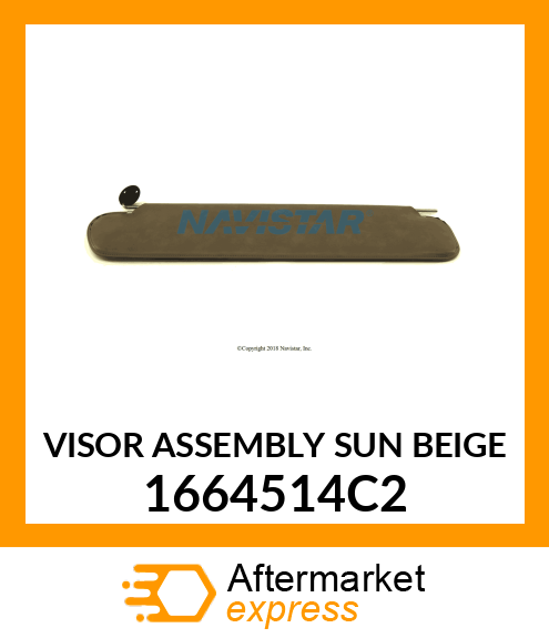 VISOR ASSEMBLY SUN BEIGE 1664514C2